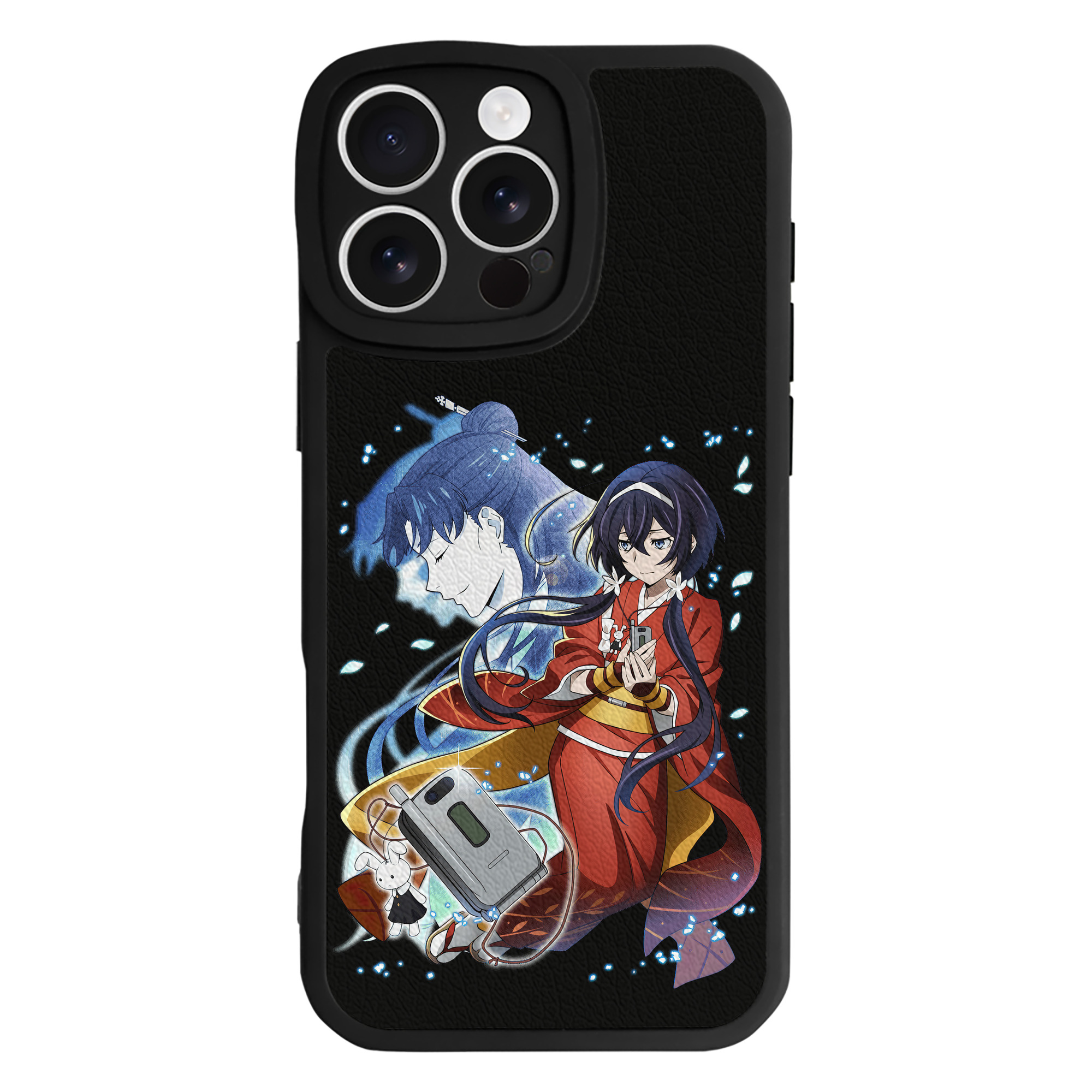（画像用） 文豪ストレイドッグス Bungo Stray Dogs 【iPhone 16シリーズ対応】シリコンスマホケース（レザー調） 材質：シリコン